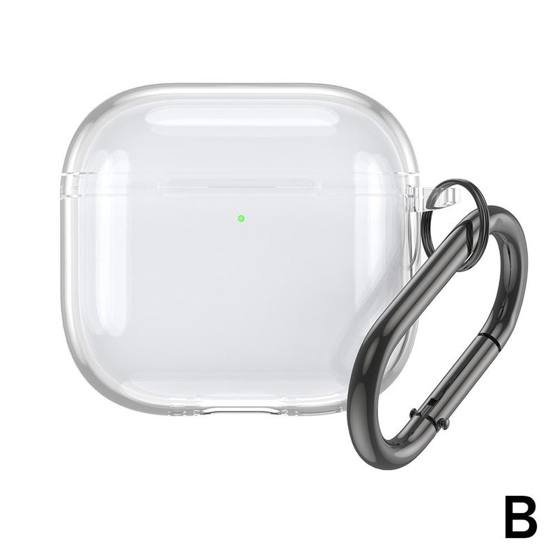 New transparent and minimalist TPU Bluetooth earphone protective case for Apple AirPods 4